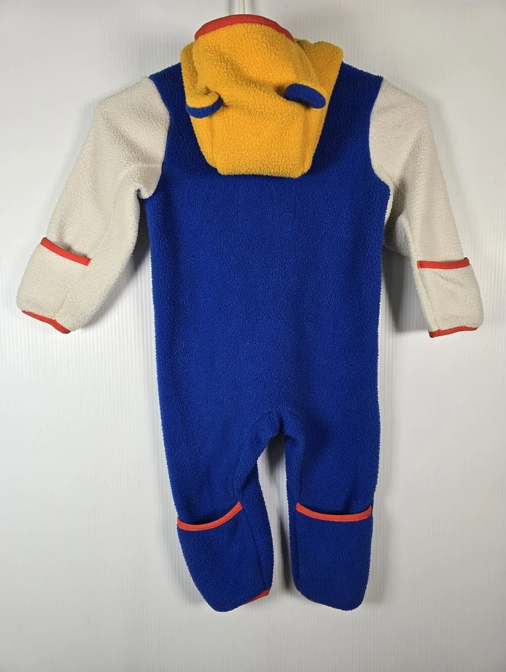 The North Face Toddler Blue Fleece One-Piece Snowsuit Size 12-18 Months